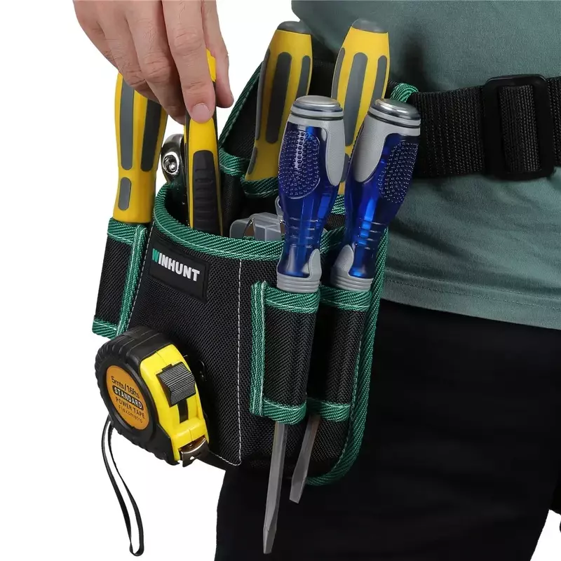 Multi Function Storage Bag Oxford Cloth Waist Pack Tool Waist Bag Hardware Repair Tool Pocket Wrench Household Belt Electrician
