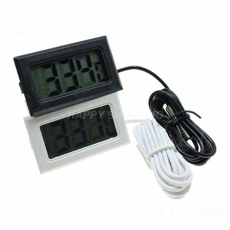 Mini Digital LCD Indoor Termômetro, Medidor de Temperatura Conveniente, Aquário, Geladeira, Água, Conveniente