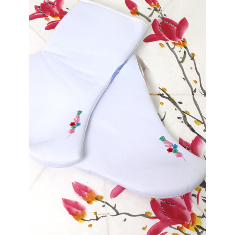 Chaussettes Hanbok pour tout-petits, chaussettes brodées mignonnes, adaptées aux filles de 1 à 2 ans