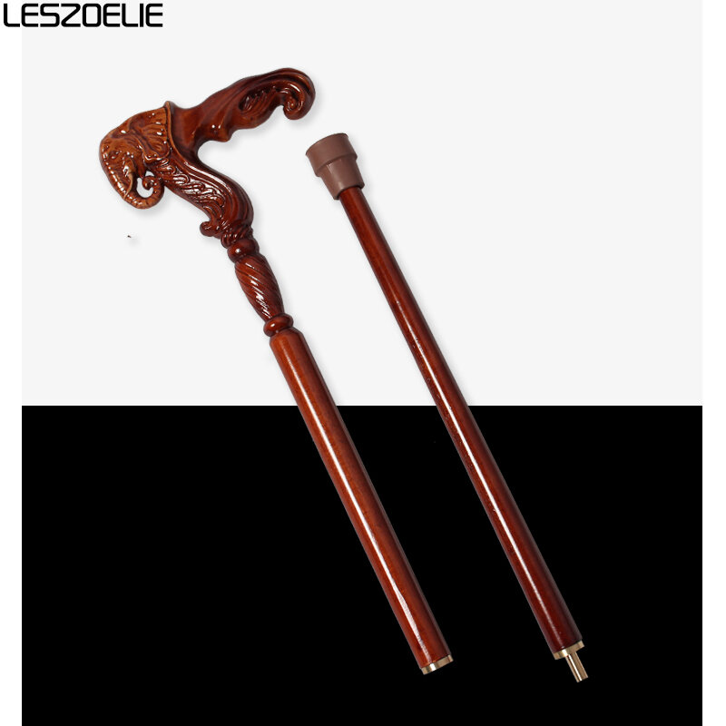 Ручка в виде слона, немецкая буковая роскошная деревянная трость 95 см, Мужские Съемные трости для ходьбы, женские элегантные трости для ходьбы