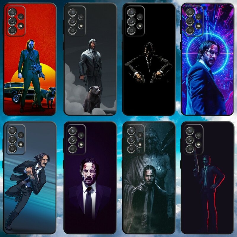Film J-John-Wick Bab Phone Case For Samsung S21,S22 Ultra,S20,S30 plus,S22 plus,S23,S30 ultra 5G Soft Black Cover