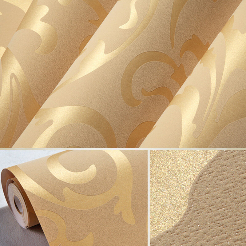 1 rolka nietkane tapety kwiat zrobiony na szydełku w stylu europejskim salon sypialnia dekoracja restauracji tapety 3D