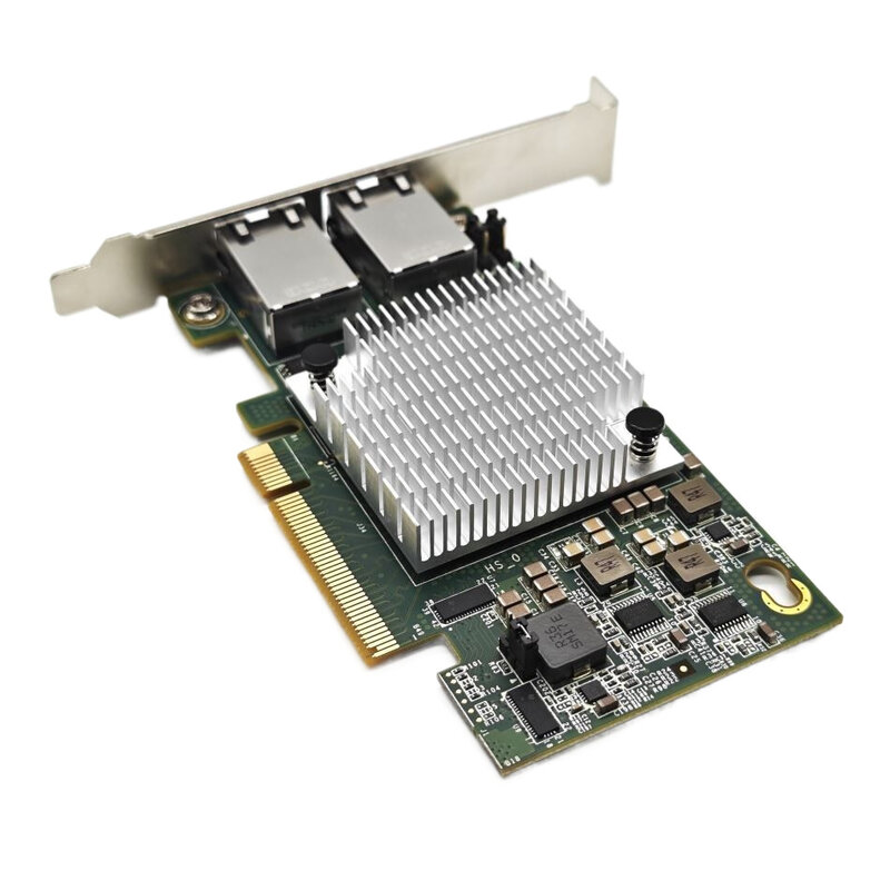 Chip Intel X540-T2 PCIe x8 de cobre Dual, tarjeta de red Ethernet, Puerto RJ45, 10Gbps, Compatible con PCIE-x8, PCIE-X16