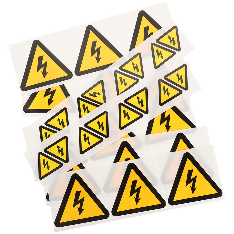 30-częściowe etykiety Naklejki ostrzegawcze dotyczące bezpieczeństwa fabrycznego Etykiety Etykiety Etykieta ostrzegawcza Etykieta wysokiego napięcia Mała
