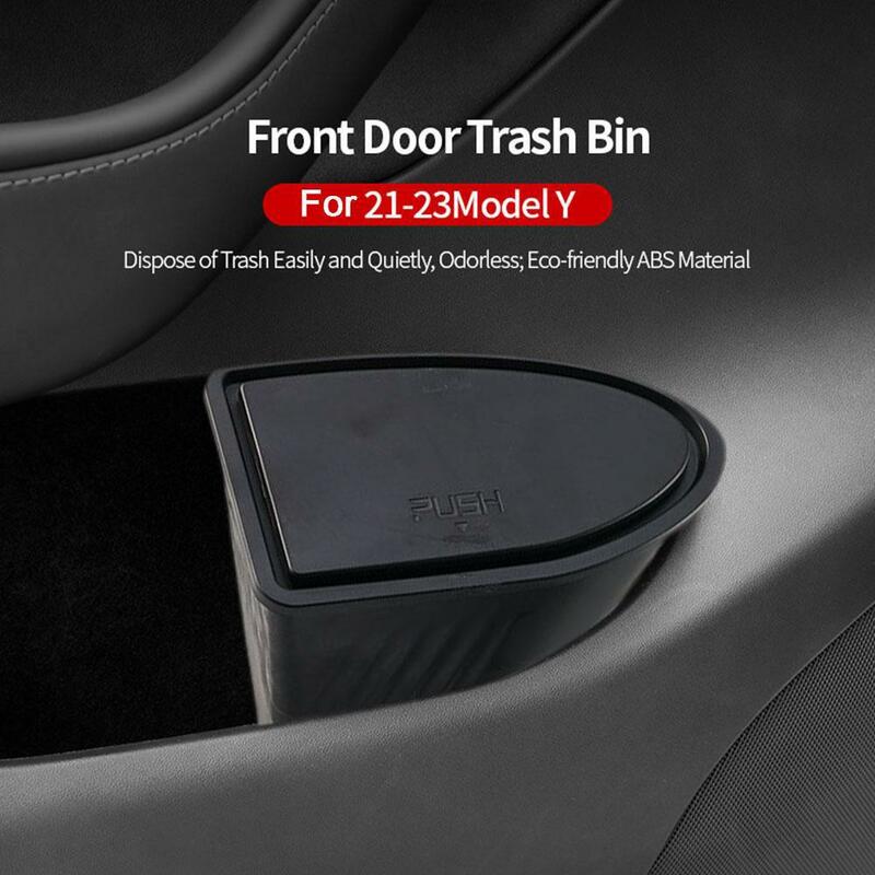Dla Tesla drzwi kosz na śmieci dla Tesla Model Y 2021-2023 schowek na drzwi akcesoria do modyfikacji do przechowywania wnętrza