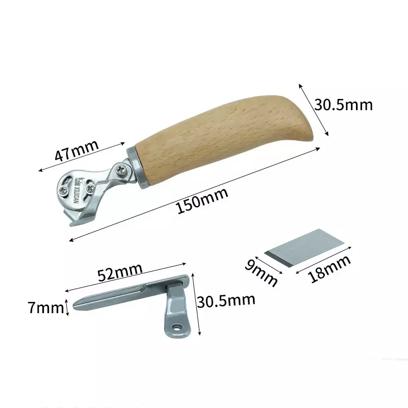 Нож для обрезки кожи, инструмент для изготовления кожи ручной работы «сделай сам», инструмент для обрезки прямой дуги, ручной инструмент, нож