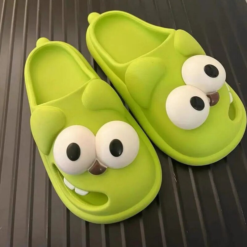 2024 New Hole Shoes For Outdoor Wear Closed-Toe Slippers Women's Cute Cartoon Sandals Home Non-Slip Summer Indoor Women's S A8S7