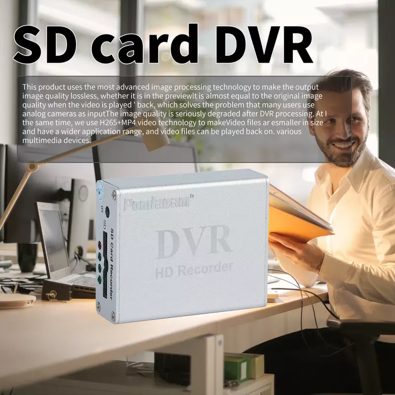5 buah baru 1Ch DVR Mini mendukung kartu SD Real-time HD 1 saluran Cctv DVR Video papan perekam Video kompresi