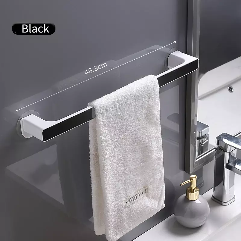 Portasciugamani senza unghie per bagno portasciugamani a parete per cucina facile installazione portasciugamani asciugamani adesivi Bar