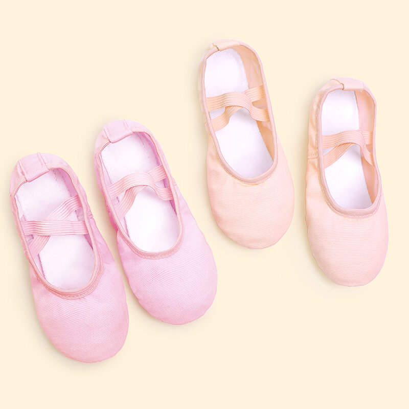Pantofole da balletto per ragazze da donna scarpe da ballo per balletto scarpe da allenamento per ginnastica per adulti scarpe da balletto con suola morbida in tela