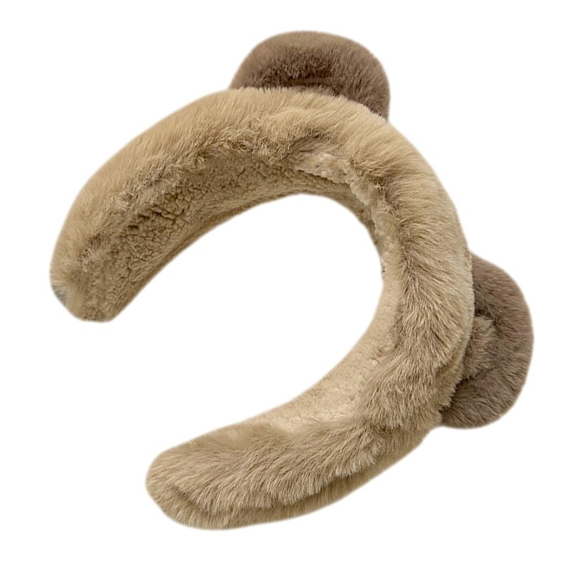 F42F 베어 귀마개 모자는 따뜻하고 트렌디한 Pudsy 베어 귀 워머를 유지합니다.
