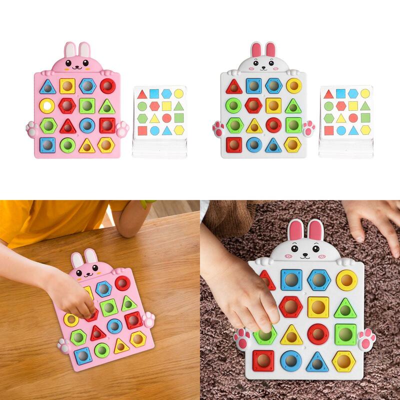Shape Color Recognition Geometric Puzzle Sorter Game for Child Preschool