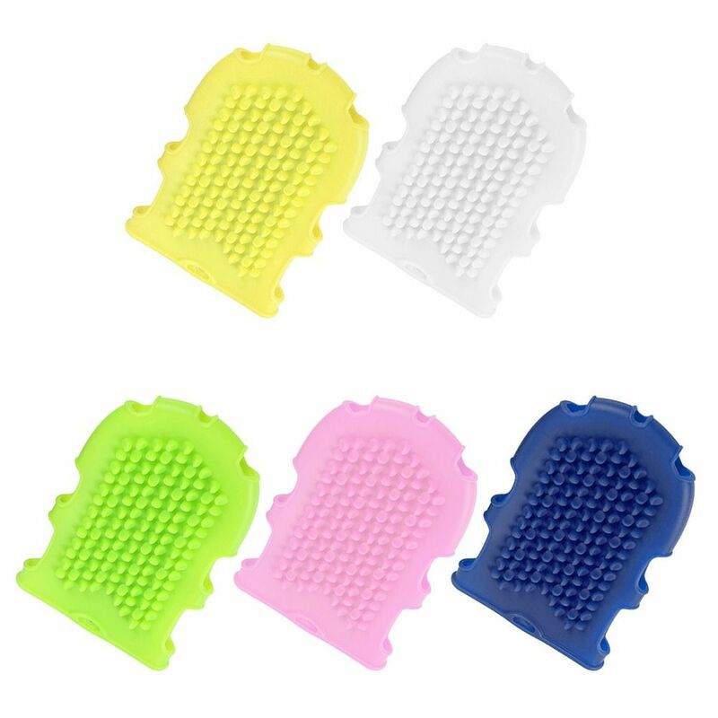 Hot Sale Silicone Massage SPA Essential Bathroom Accessories Skin Cleaner Cleaning Pad Meridian Brush Body Scrubber Shower