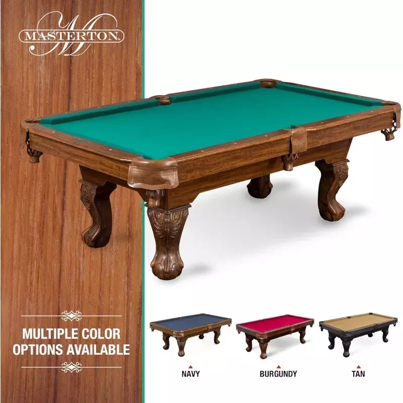 EastPoint Sports Masterton Billiard Bar-Size Pool Table 87 Inch or Cover – Perfect for Family Game Room