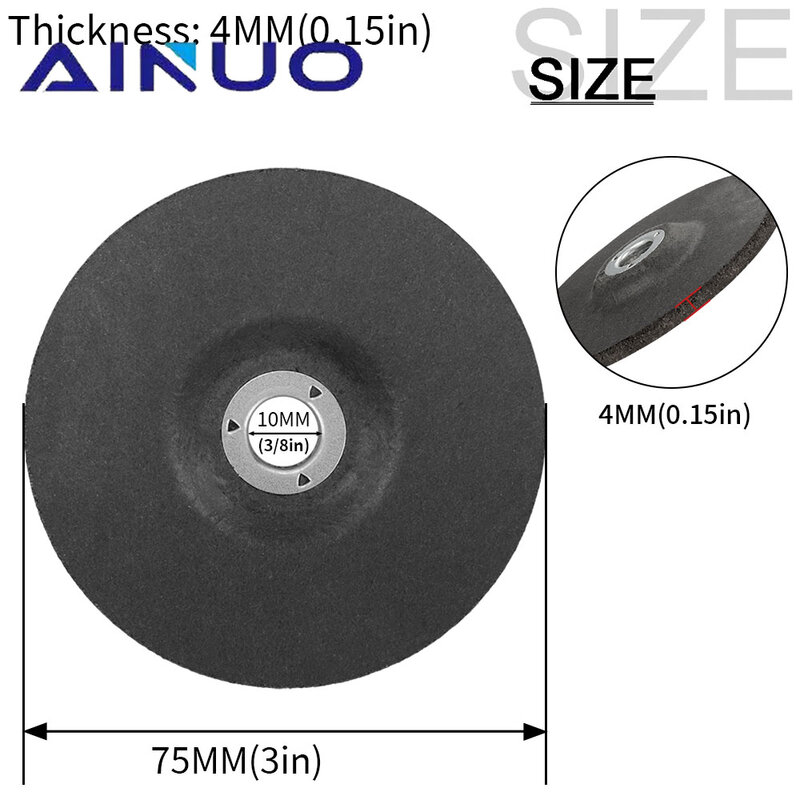 Алюминиевый шлифовальный диск 75 мм, 3 дюйма, для дерева, 1/2/5/10 шт.