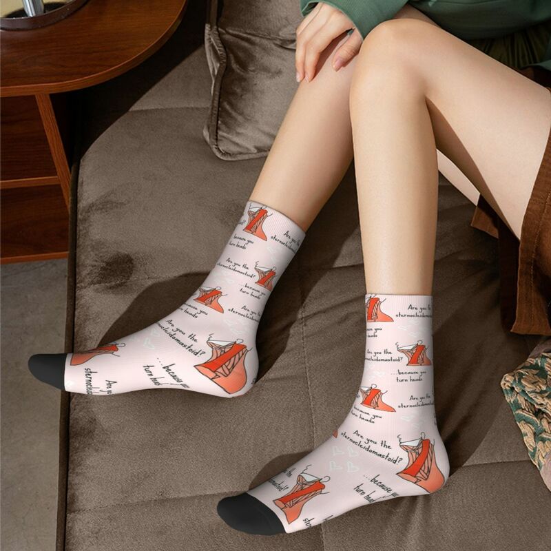 Носки-каламбуры stermri поглощающие пот, всесезонные длинные носки в стиле Харадзюку, аксессуары для мужчин, подарок на день рождения