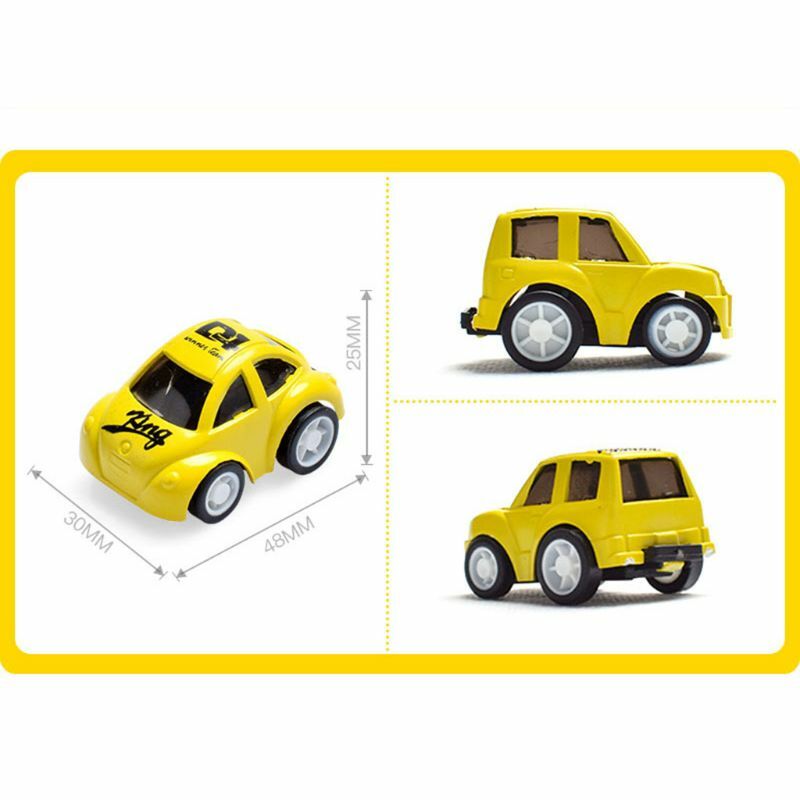 Y1UB Mini Pull Back Let Go Fast Car Racer Vehicles هدية للأطفال