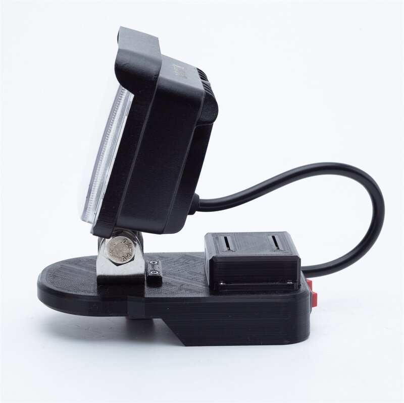 Portátil sem fio LED luz de trabalho para Ridgid AEG 18V bateria de lítio com USB, indoor e outdoor camping luz, sem bateria