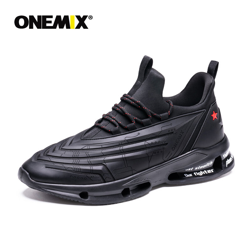 ONEMIX Shoes Women 2022 Spring New Arrival Technology Style Breathable Mesh Men Sneakers Walking Outdoor Sports Running Shoes