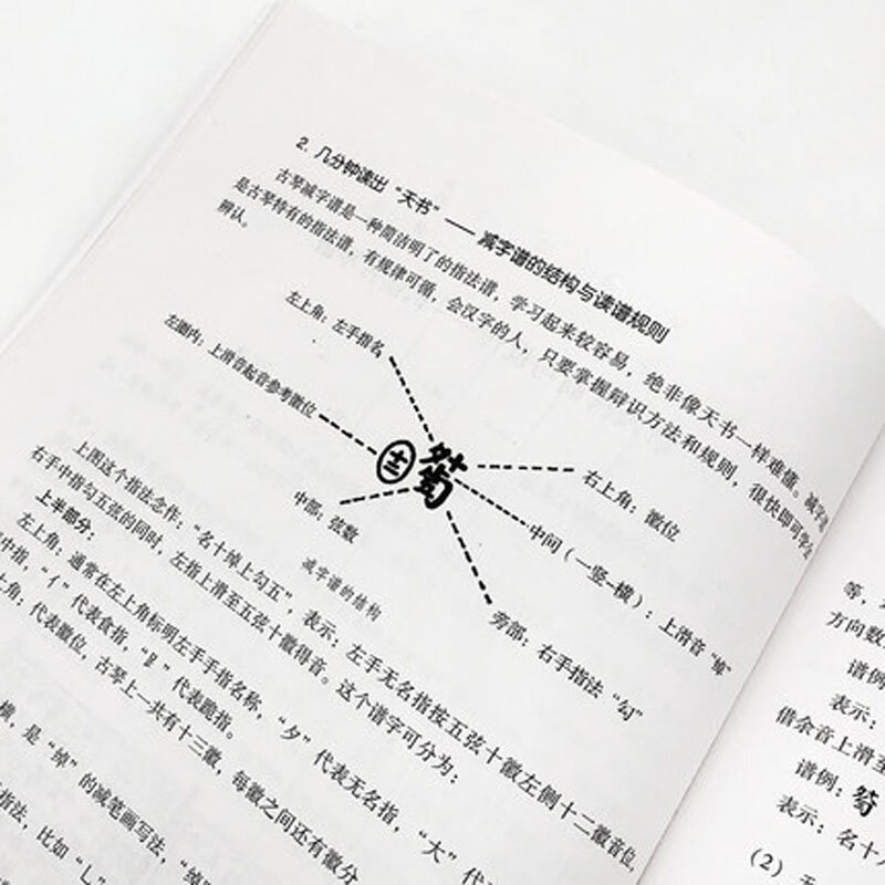 Książka wprowadzająca dla dorosłych do samodzielnego studiowania Guqin samouczek książek na wydziale muzycznym