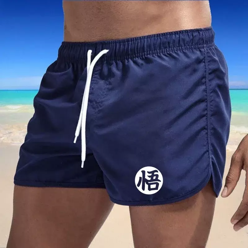 Pantaloncini da spiaggia stampati ad asciugatura rapida da uomo costume da bagno estivo 2024 costumi da bagno alla moda