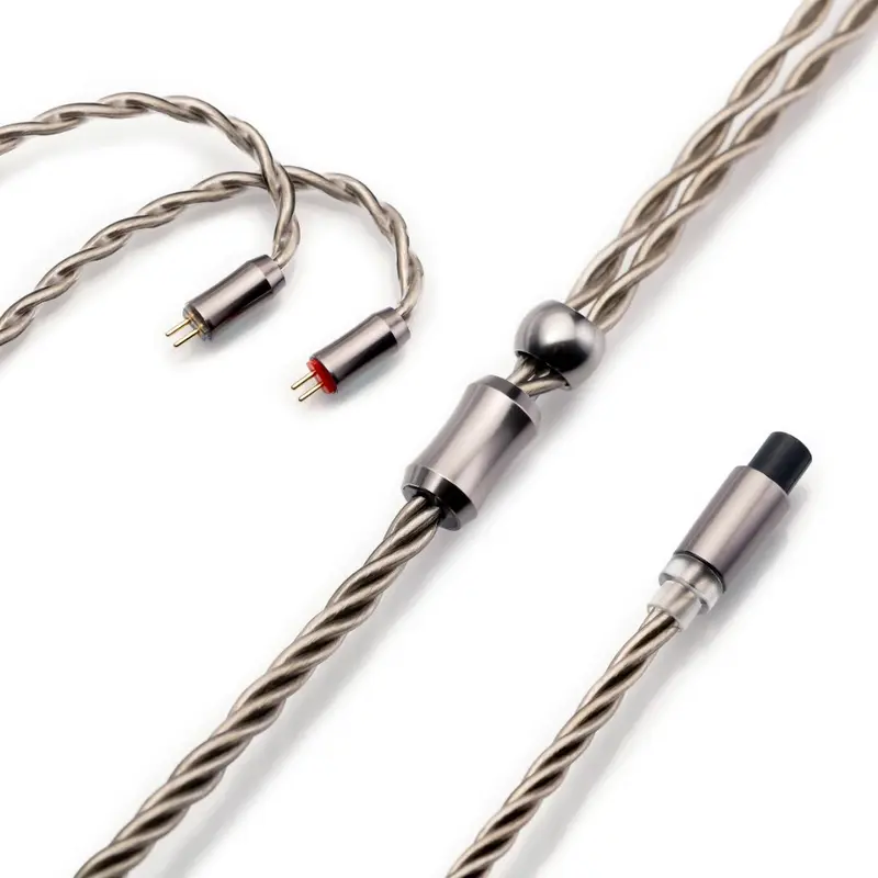 Kinera Dromi 2.5 + 3.5 + 4.4mm Earphone Modular Upgrade kabel HIFI 6N OCC kawat dengan berlapis perak 0.78mm/MMCX konektor 3 in 1