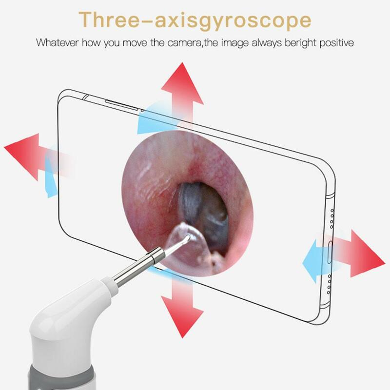 Ear Camera Endoscope 3.9mm Wireless Otoscope 720p Wifi Ear Scope With 6 Led For Kids And Adults Support Android And Ipho L3l3