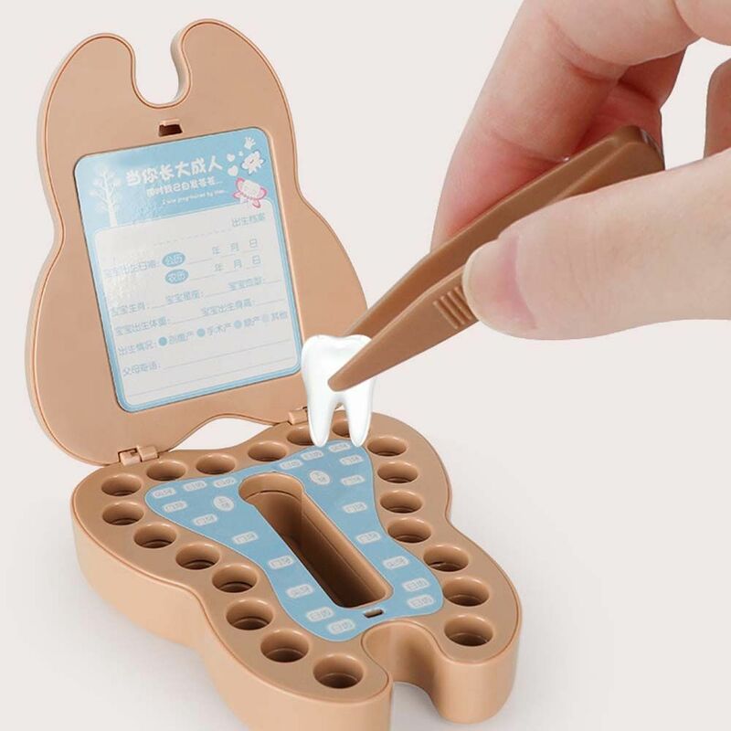 Gigi bayi kotak suvenir untuk menyimpan Teeths hadiah Souvenir anak-anak untuk bayi anak-anak kotak hadiah gigi susu