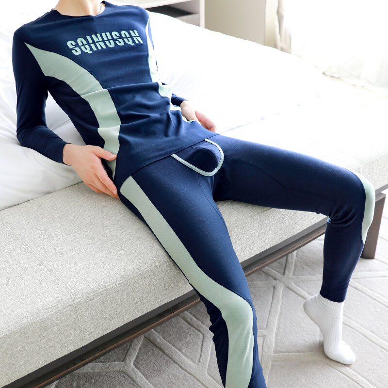Men's Thermal Underwear Sets Compression  Thermal Underwear Men Clothing Long Johns Sets Winter Warm Underwear Male