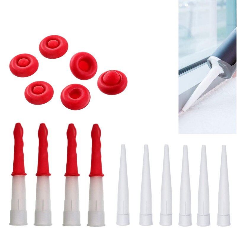 10 Sets Rode Kit Sealers Spaarders Open Kitbuizen Voor Het Afdichten En Conserveren Van Reserve Nozzles Schroefdeksel Praktische Toegang Voor Gereedschap