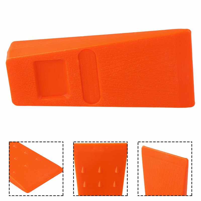 Portable Wedge Cleaving Plastic Felling Wedge Felled Chock Tree Cutting Wedge Spiked Woodcutting Tool Accessories