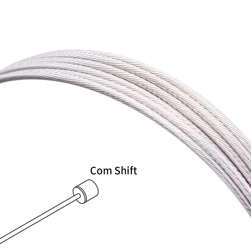 Części rowerowe kabel wewnętrzny rowerowa drut MTB roweru zmiany biegów 2100/1700/170mm rowerowy wewnętrzny przewód