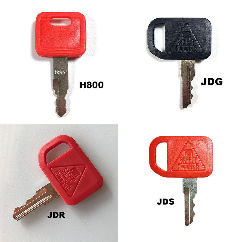 3 шт., ключи зажигания для экскаватора John Deere H800 / JDG / JDR / JDS