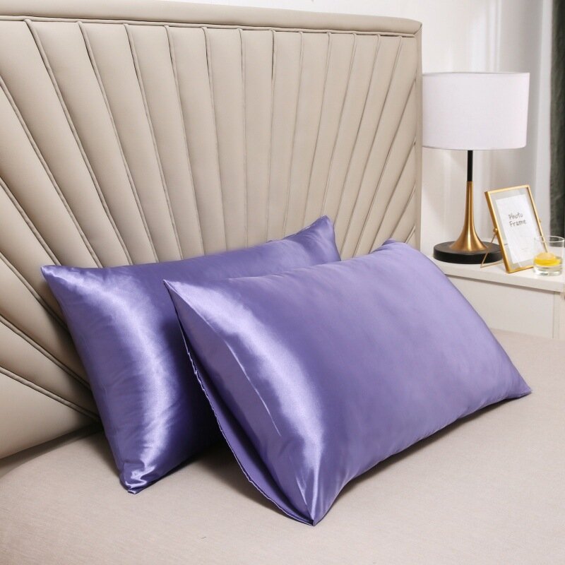 Federa 100% seta cuscino copertura setosa raso capelli bellezza cuscino caso comodo cuscino decorazione per la casa all'ingrosso