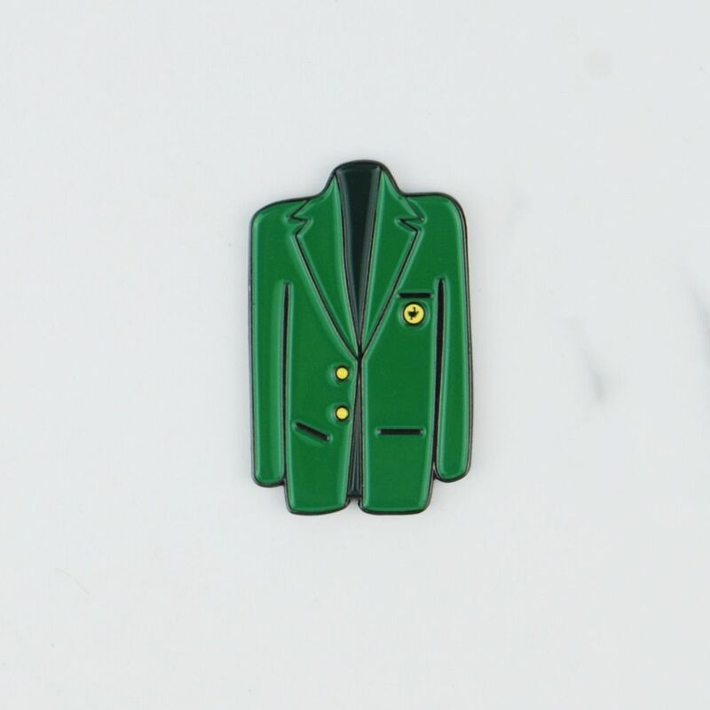 Zielona kurtka piłka golfowa znacznik ze stopu trwałego magnesu przypinka do czapki golfowej akcesoria do golfa z kreatywnym klipsem golfowym do tygrysa