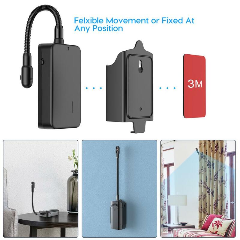 4K HFD kamera monitor jarak jauh portabel kamera rumah Wifi rahasia kamera mikro IP Video Audio perekam deteksi manusia DV kamera espia