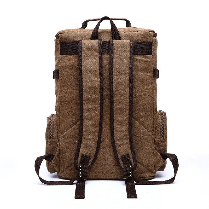 Canvas Backpack Travel Backpack Large Capacity Computer Bag Leisure Multi-purpose Mountaineering Bag Fashionable Backpack