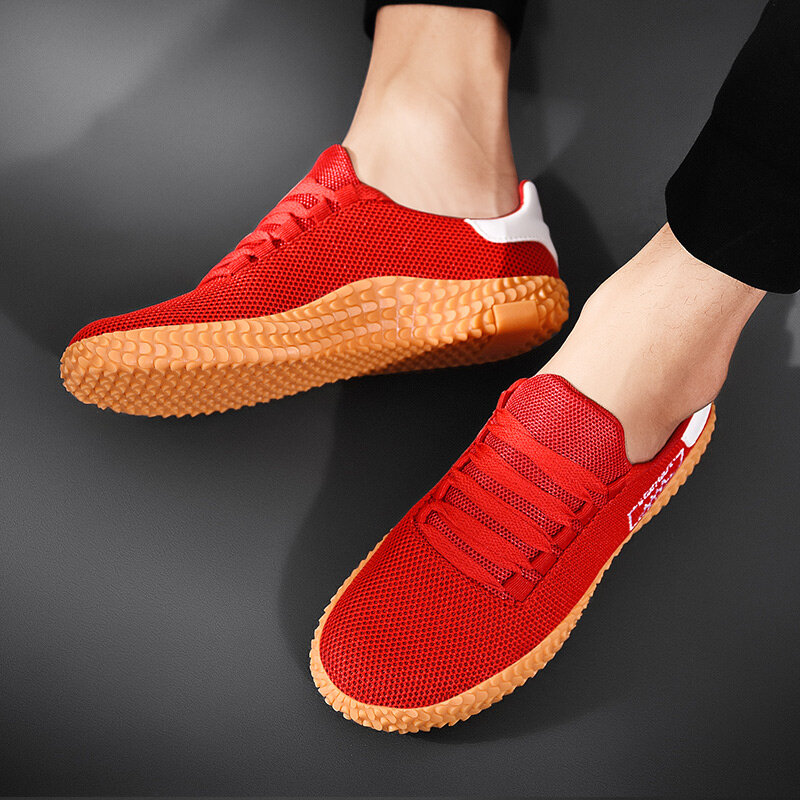 Damyuan-حذاء جري مريح وخفيف الوزن ومسامي ومضاد للانزلاق ومقاوم للاهتراء للرجال وأحذية رياضية للركض في الهواء الطلق