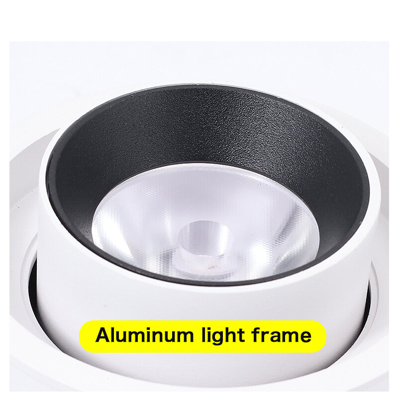 Recessed Adjustable Focus LED Spot Lght LED Downlight COB 7W 10W Decoration Ceiling Lamp for Home Office Store Lighting