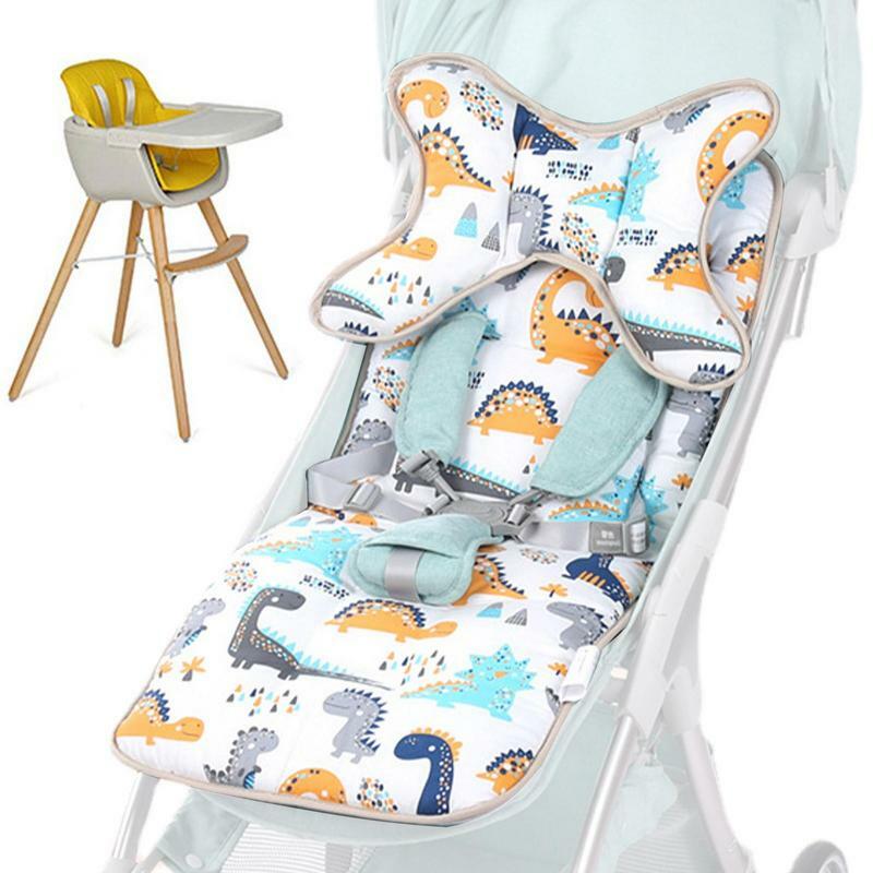 Forro Universal para silla de bebé, almohadilla suave para asiento de cochecito