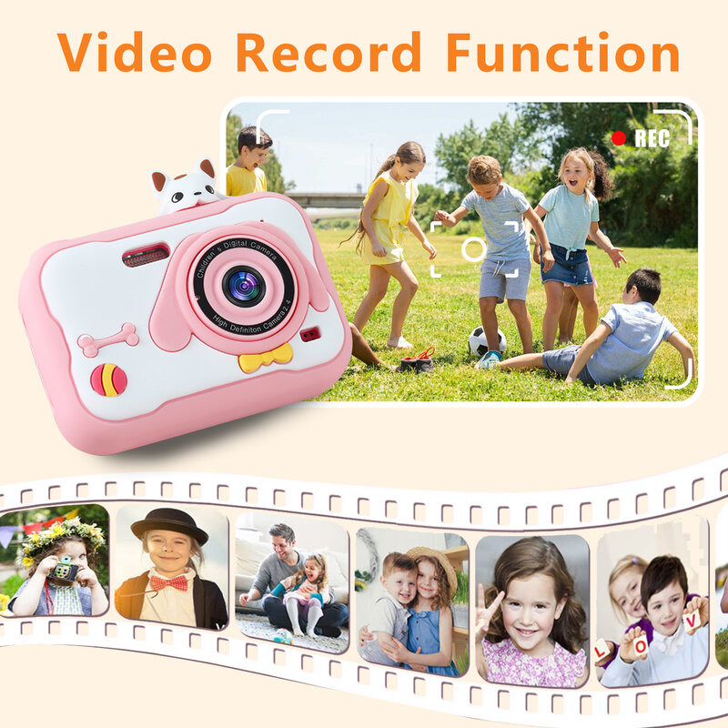 Wholesale Price Kids Camera for Boys and Girls,Digital Camera for Kids Toy Gift, Toddler Portable Toys Camera Birthday Gift