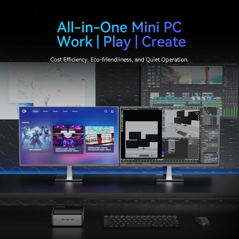 Maxtang-ordenador para juegos AMD Ryzen 3020E, Computador de escritorio Dual DDR4 SATA, Mini PC de señalización Digital gráfica Vega 4K, el más barato
