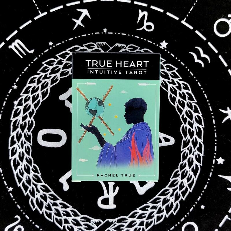 78 lembar True Heart Tarot intuitif permainan kartu Tarot Inggris