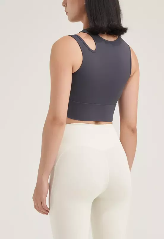 Lycra Yoga Fitness Sports Bra Women's Bra Vest Top Shoulder Strap Hollow Yoga Underwear Wholesale
