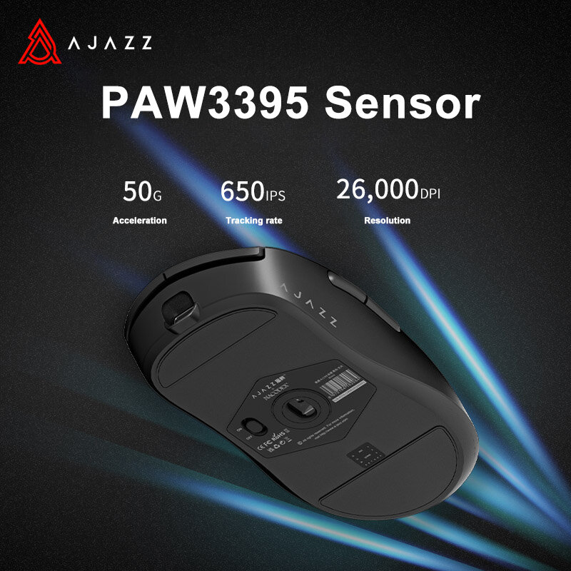 Беспроводная оптическая мышь AJAZZ AJ199, 2,4 ГГц, 26000DPI, 6 кнопок