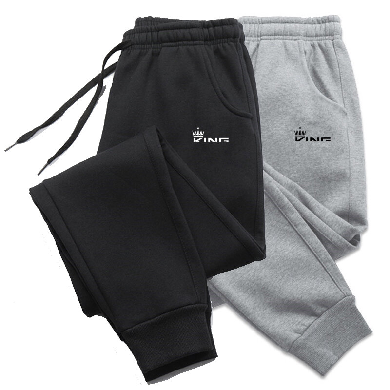 Nova primavera 2023 das mulheres dos homens calças compridas outono dos homens casuais sweatpants esportes macios calças de jogging 5 cores logotipo da marca impressão
