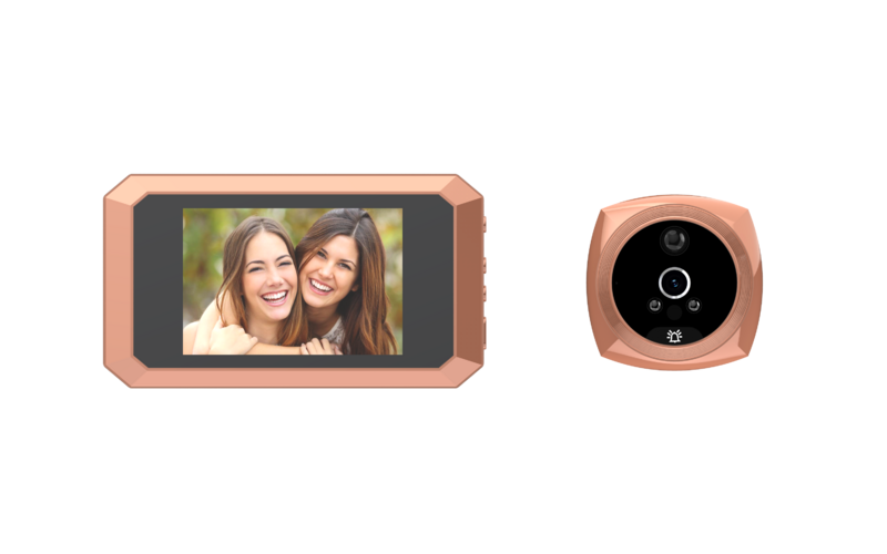 4.3 Inci 2MP 1080P Tuya/YCC365 Aplikasi Nirkabel WIFI Bel Pintu IR Penglihatan Malam Deteksi Gerakan Video Pintu Telepon Visual Pintu Penampil