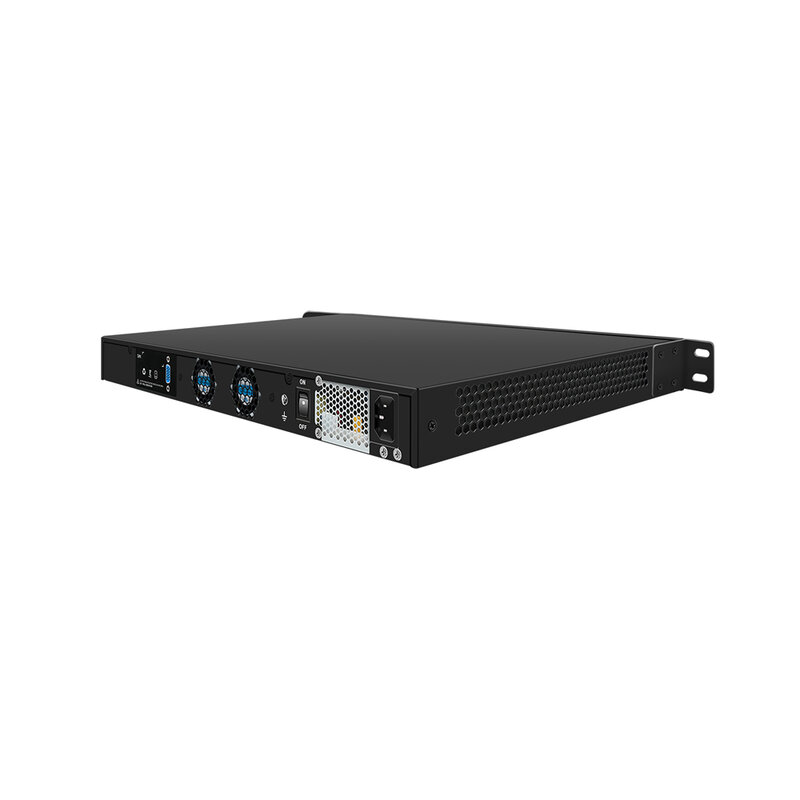 Hunsn 1u Schrank Firewall Appliance 10gbe, rj59, VPN, Netzwerk Rack mount, 6 x Intel 2,5 Gbe I226-V, 4 x sfp XL710-BM1 10gbe