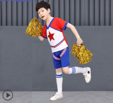 Football Baby Cheerleading Team Clothing Cheerleading Student Performance Clothing Adult and Children's Male and Female