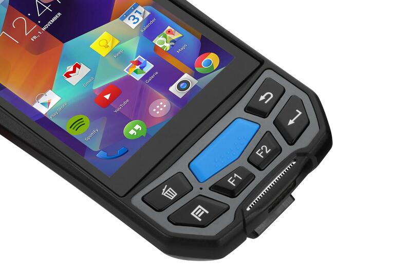 Blovedream เครื่องสแกนลายนิ้วมือแบบพกพา LTE 4G เครื่องเก็บข้อมูลเครื่องอ่าน NFC PDA แบบมือถือเครื่องอ่านและเครื่องเขียน RFID ระบบ Android